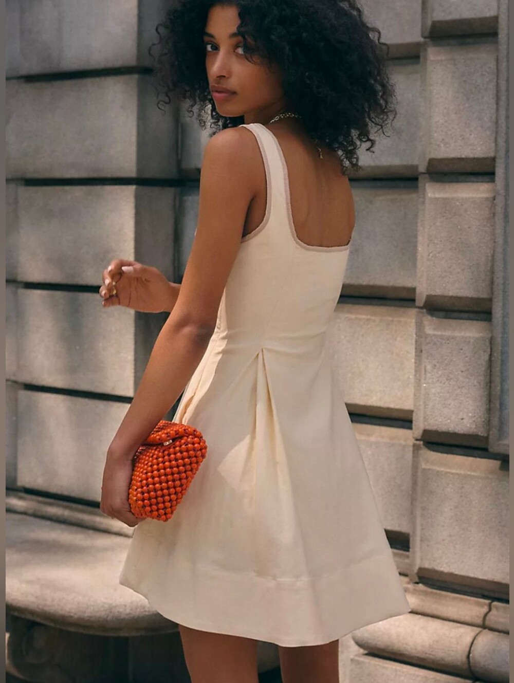 Anthropologie Maeve Arlette Mini Dress Yellow Size S NWT - Picture 2 of 14